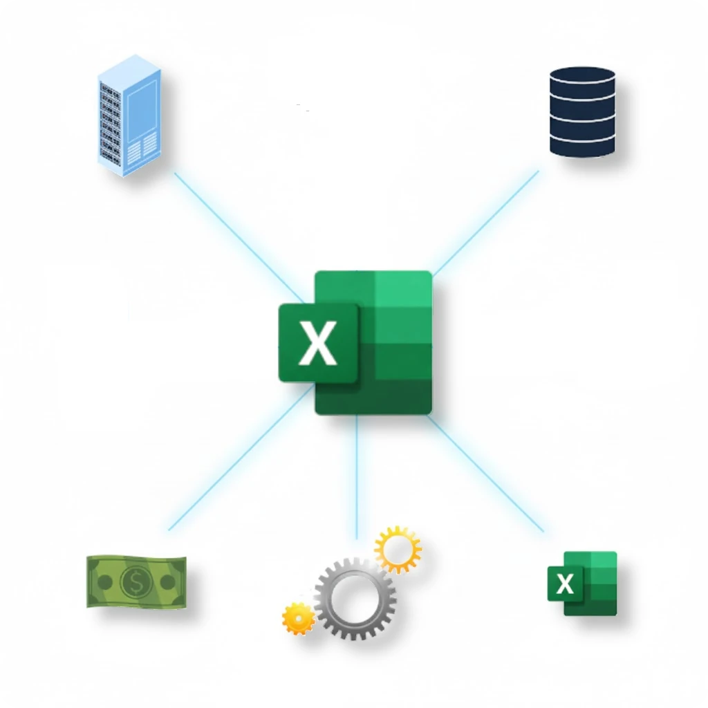 Logiciel excel connecter avec d'autres applications